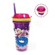 China factory with straw    plastic  BPA FREE water bottle